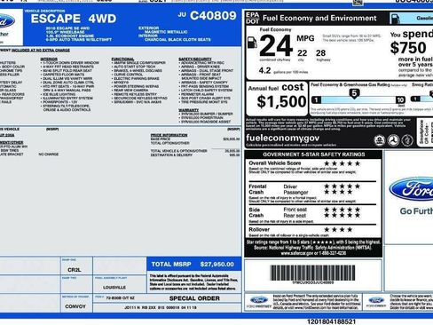 Used 2018 Ford Escape SE AWD/4WD image 3