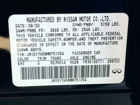 Used 2021 INFINITI Q50 Pure AWD/4WD image 12