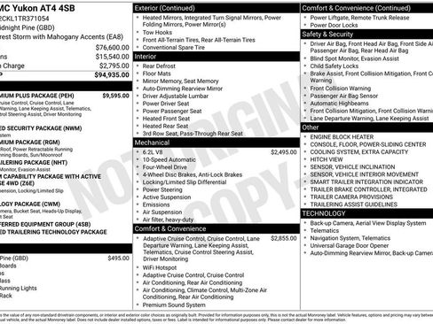 New 2026 GMC Yukon AT4 w/ AT4 Premium Plus Package AWD/4WD image 26