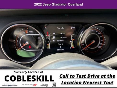 Used 2022 Jeep Gladiator Overland w/ Popular Equipment Package AWD/4WD image 19