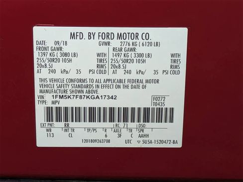 Used 2019 Ford Explorer Limited w/ Class III Trailer Tow Package image 40