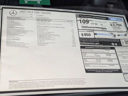 New 2027 Mercedes-Benz CLA 250+ image 18