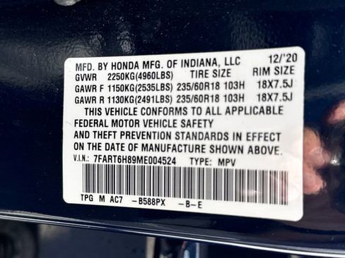 Used 2021 Honda CR-V EX-L image 22
