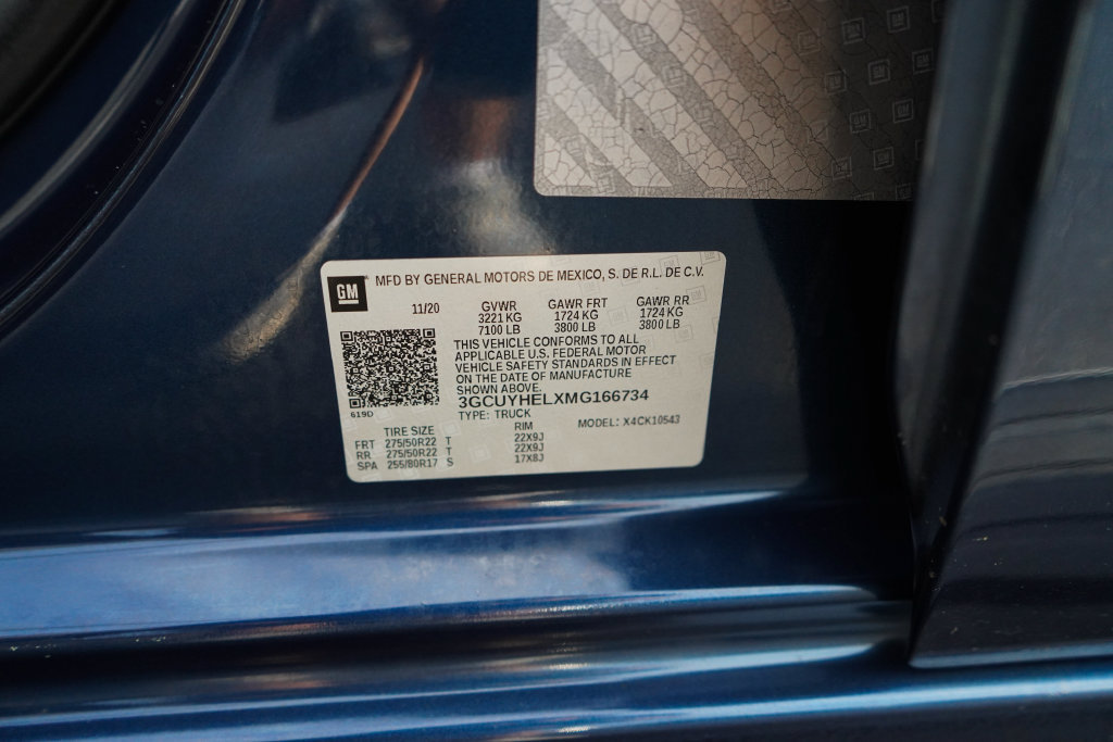 Used 2021 Chevrolet Silverado 1500 High Country AWD/4WD image 43