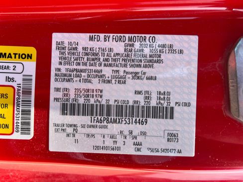 Used 2015 Ford Mustang Coupe w/ Equipment Group 051A RWD image 18