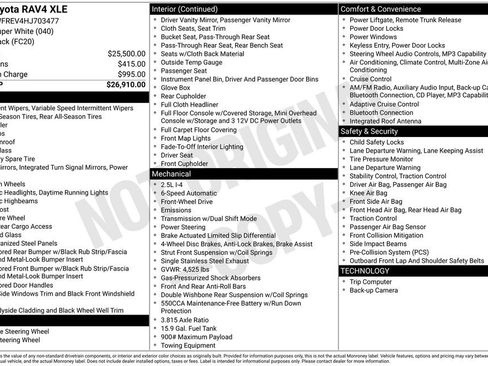 Used 2017 Toyota RAV4 XLE image 11