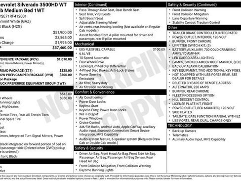 Used 2024 Chevrolet Silverado 3500 W/T w/ WT Convenience Package AWD/4WD image 13