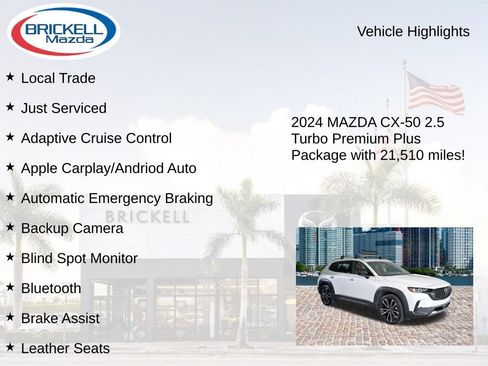 Used 2024 MAZDA CX-50 2.5 Turbo w/ Cargo Package AWD/4WD image 17