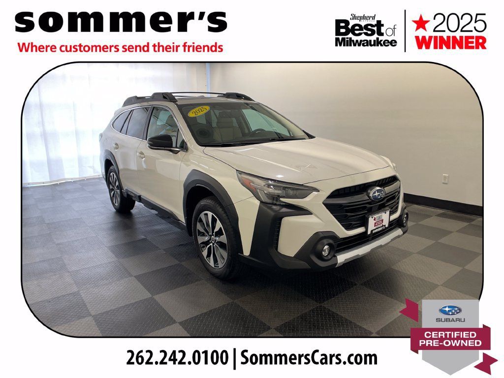 Certified 2025 Subaru Outback Limited w/ Popular Package #2 AWD/4WD 360° Tour