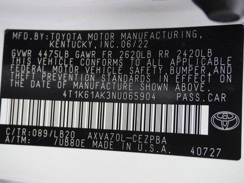 Used 2022 Toyota Camry XSE image 56