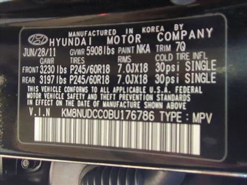 Used 2011 Hyundai Veracruz Limited image 24