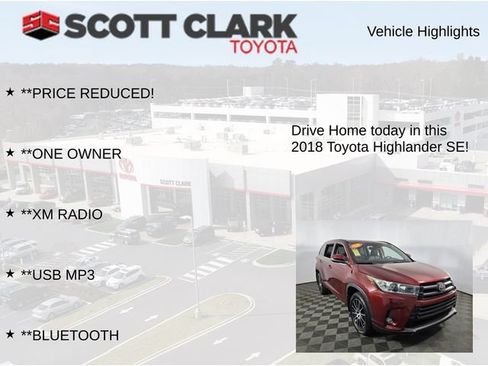 Used 2018 Toyota Highlander SE AWD/4WD image 7