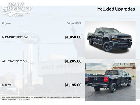 Used 2017 Chevrolet Silverado 1500 LT w/ Midnight Edition AWD/4WD image 12