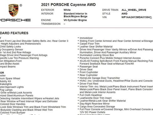 Used 2021 Porsche Cayenne AWD/4WD image 32