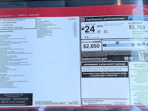 New 2025 Jaguar F-PACE R-Dynamic S image 15