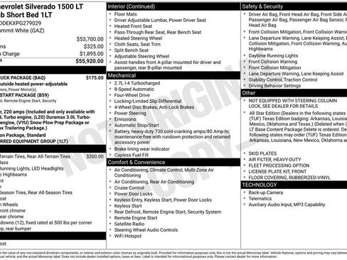 Used 2023 Chevrolet Silverado 1500 LT w/ Work Truck Package AWD/4WD image 31