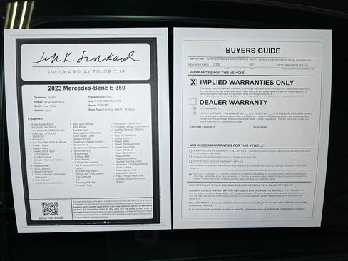 Used 2023 Mercedes-Benz E 350 4MATIC Sedan image 46