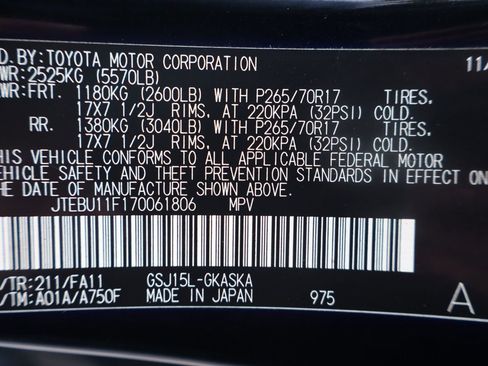 Used 2007 Toyota FJ Cruiser 4WD image 43