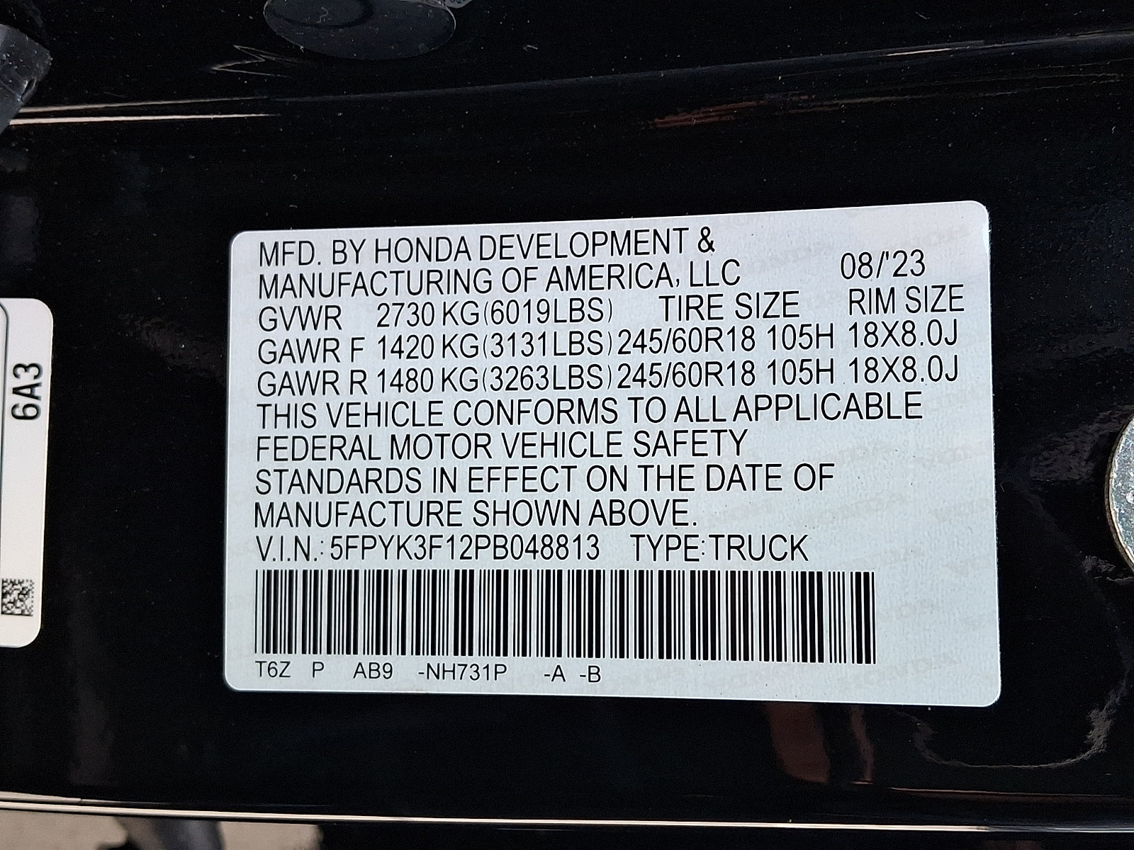 Used 2023 Honda Ridgeline Sport image 27
