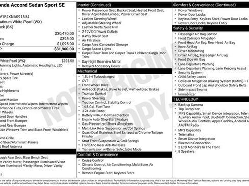 Used 2022 Honda Accord Sport Special Edition image 32