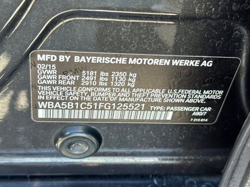 Used 2015 BMW 535i Sedan RWD image 29