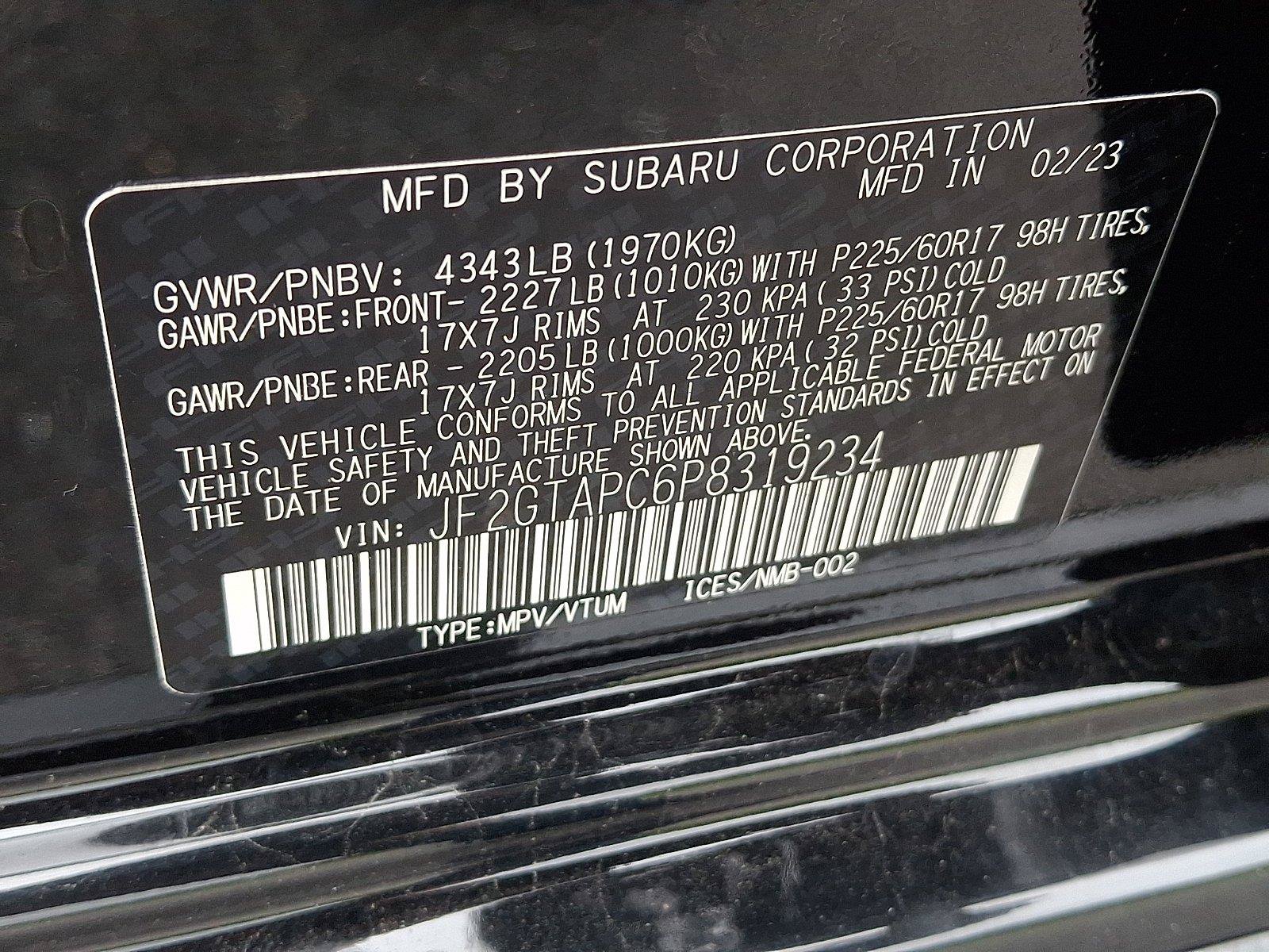 Used 2023 Subaru Crosstrek 2.0i Premium AWD/4WD image 28