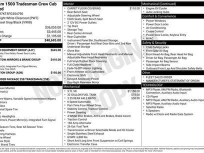 Used 2015 RAM 1500 Tradesman w/ Popular Equipment Group
