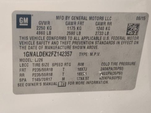 Used 2015 Chevrolet Equinox LTZ FWD image 33