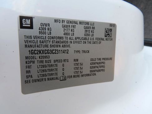 Used 2012 Chevrolet Silverado 2500 LT w/ Suspension Package, Off-Road image 22