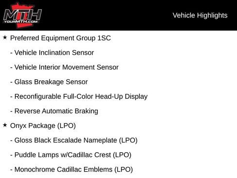 Used 2024 Cadillac Escalade Sport w/ LPO, ONYX Package image 14