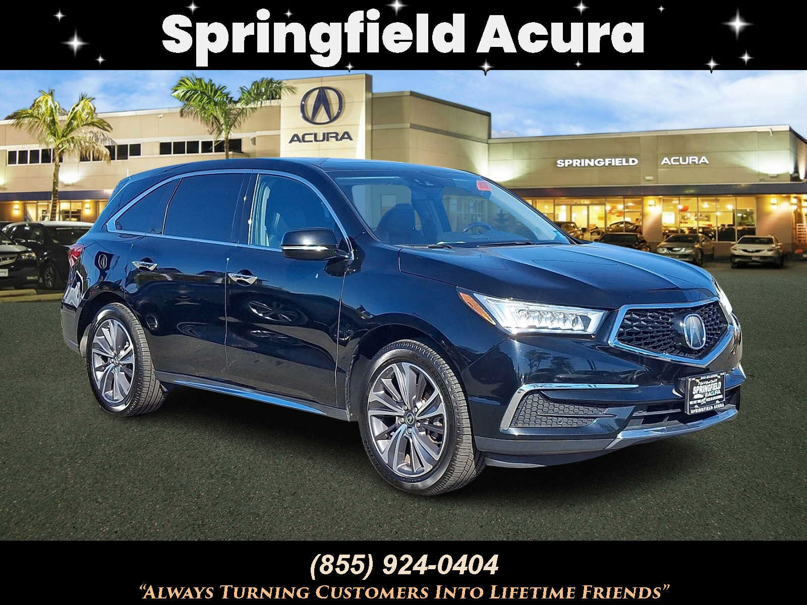 Used 2019 Acura MDX w/ Technology Package AWD/4WD image 1