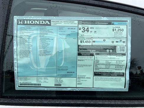 New 2026 Honda Civic Sport image 30