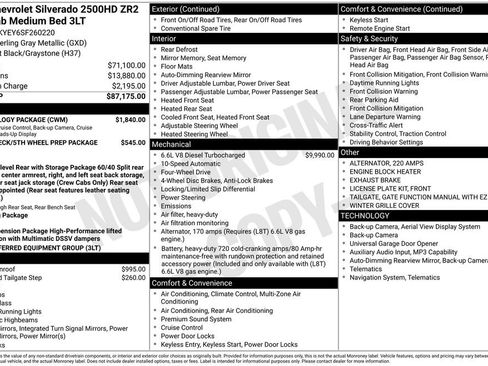 Used 2025 Chevrolet Silverado 2500 ZR2 w/ Technology Package AWD/4WD image 6