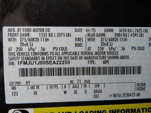 Used 2025 Ford Expedition Active AWD/4WD image 57
