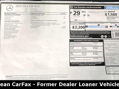 Used 2025 Mercedes-Benz GLA 250 GLA 250 image 20