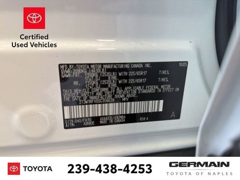 Used 2025 Toyota RAV4 XLE w/ Convenience Package FWD image 21