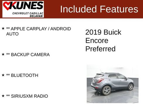 Used 2019 Buick Encore Preferred w/ Safety Package FWD image 3