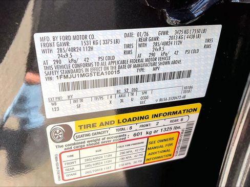 New 2026 Ford Expedition Platinum w/ Platinum Ultimate Package image 20