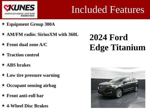 Used 2024 Ford Edge Titanium AWD/4WD image 3