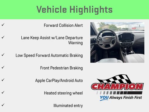 Used 2019 Chevrolet Traverse Premier w/ Driver Confidence II Package FWD image 18