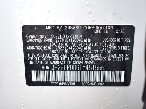 Used 2026 Subaru Outback Limited w/ Premium/Limited Plus Package AWD/4WD image 37