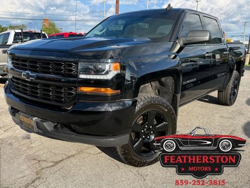 Used 2018 Chevrolet Silverado 1500 Custom w/ Custom Value Package AWD/4WD image 1