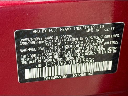 Used 2017 Subaru Forester 2.5i Premium image 43