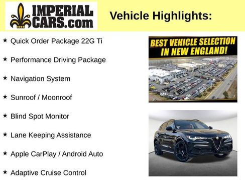 Used 2024 Alfa Romeo Stelvio Ti w/ Performance Driving Package image 7