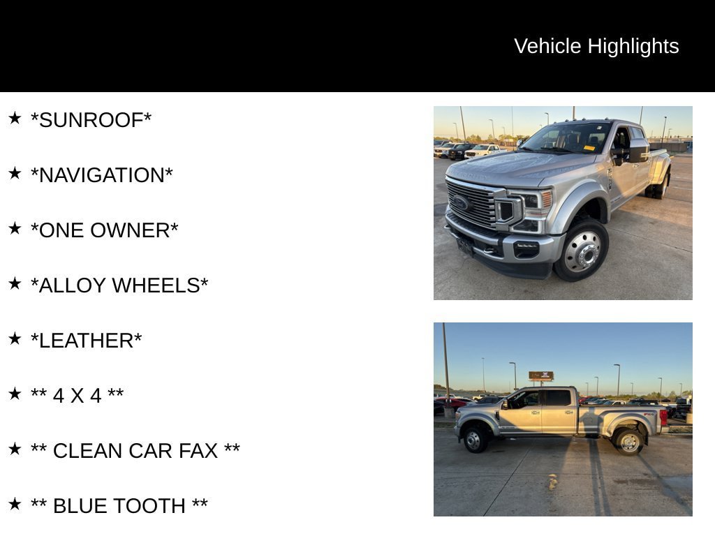 Used 2020 Ford F450 Platinum w/ FX4 Off-Road Package AWD/4WD image 4