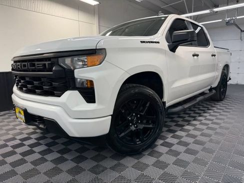 Used 2023 Chevrolet Silverado 1500 Custom w/ LPO, Dark Essentials Package AWD/4WD image 3