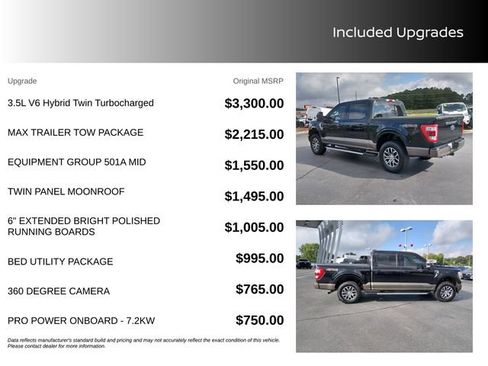 Used 2022 Ford F150 Lariat w/ Max Trailer Tow Package AWD/4WD image 13