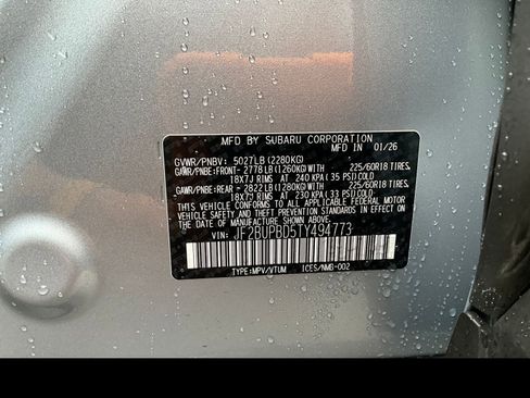Certified 2026 Subaru Outback Premium AWD/4WD image 19