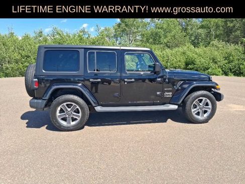 Used 2019 Jeep Wrangler Unlimited Sahara w/ Uconnect 4C Nav & Sound Group AWD/4WD image 9