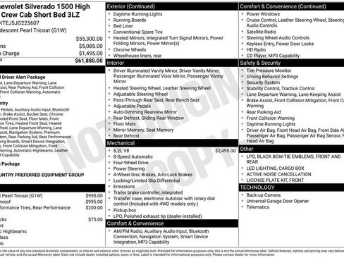 Used 2018 Chevrolet Silverado 1500 High Country AWD/4WD image 2
